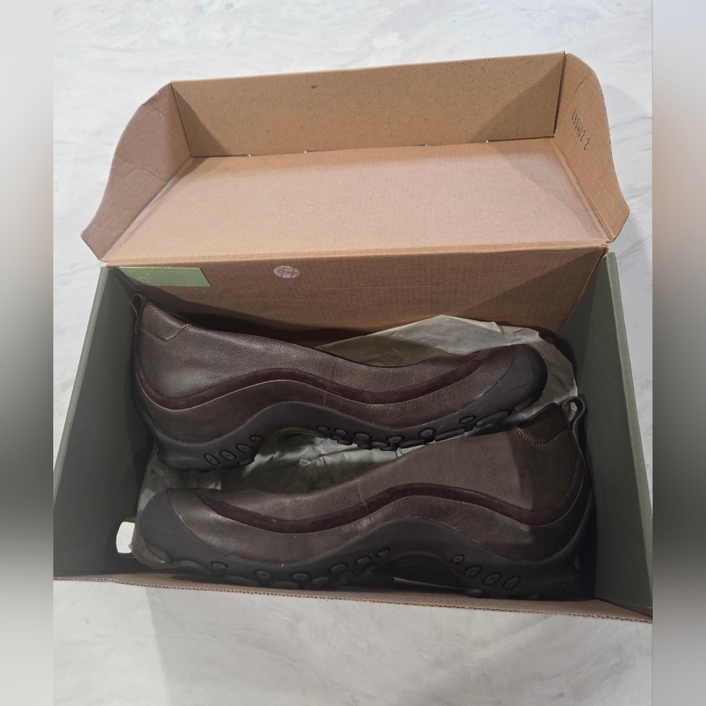 NEW Merrell Women's Dark Brown Air Cushion  PLAZA Comfort Shoes - Picture 6 of 7